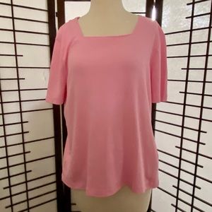 Appleseed’s Woman’s Pink Top Size L
